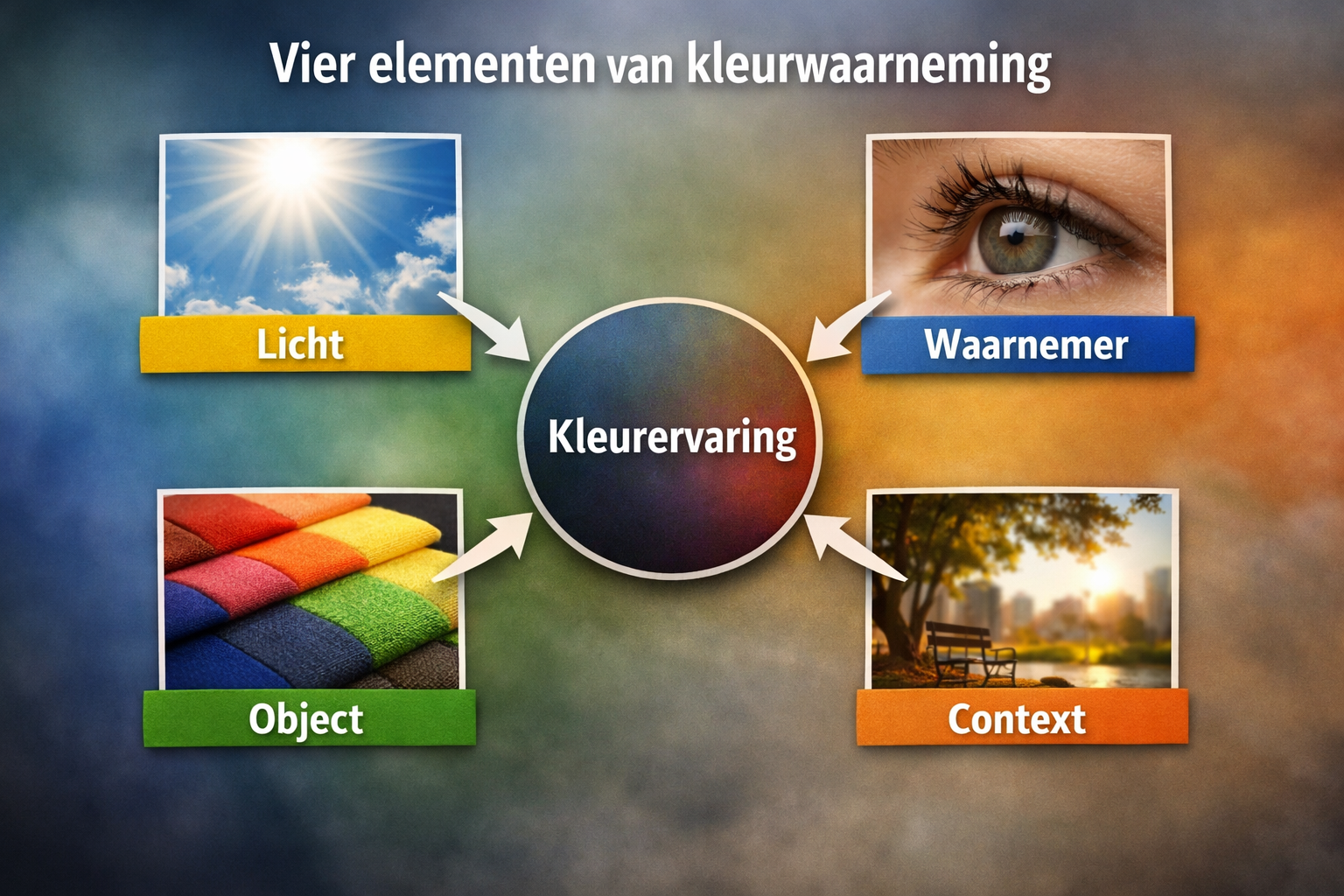 Kleur bestaat niet: De vier elementen die kleurwaarneming bepalen